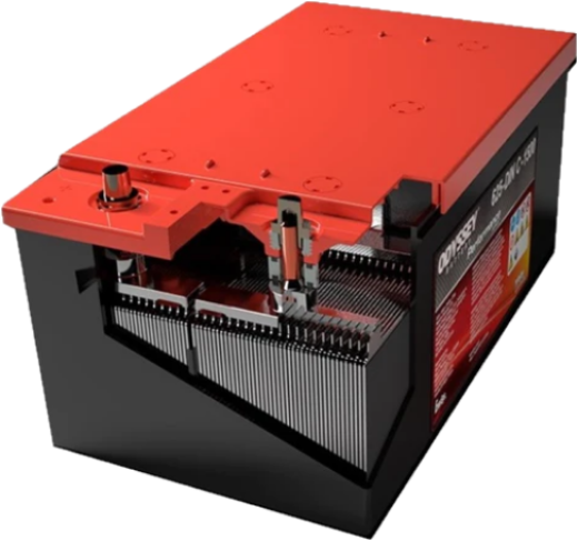 Picture of PC2400 629DINB - 12VOLT 2400PHCA 1300CCA 170AH ODYSSEY BATTERY - LHP