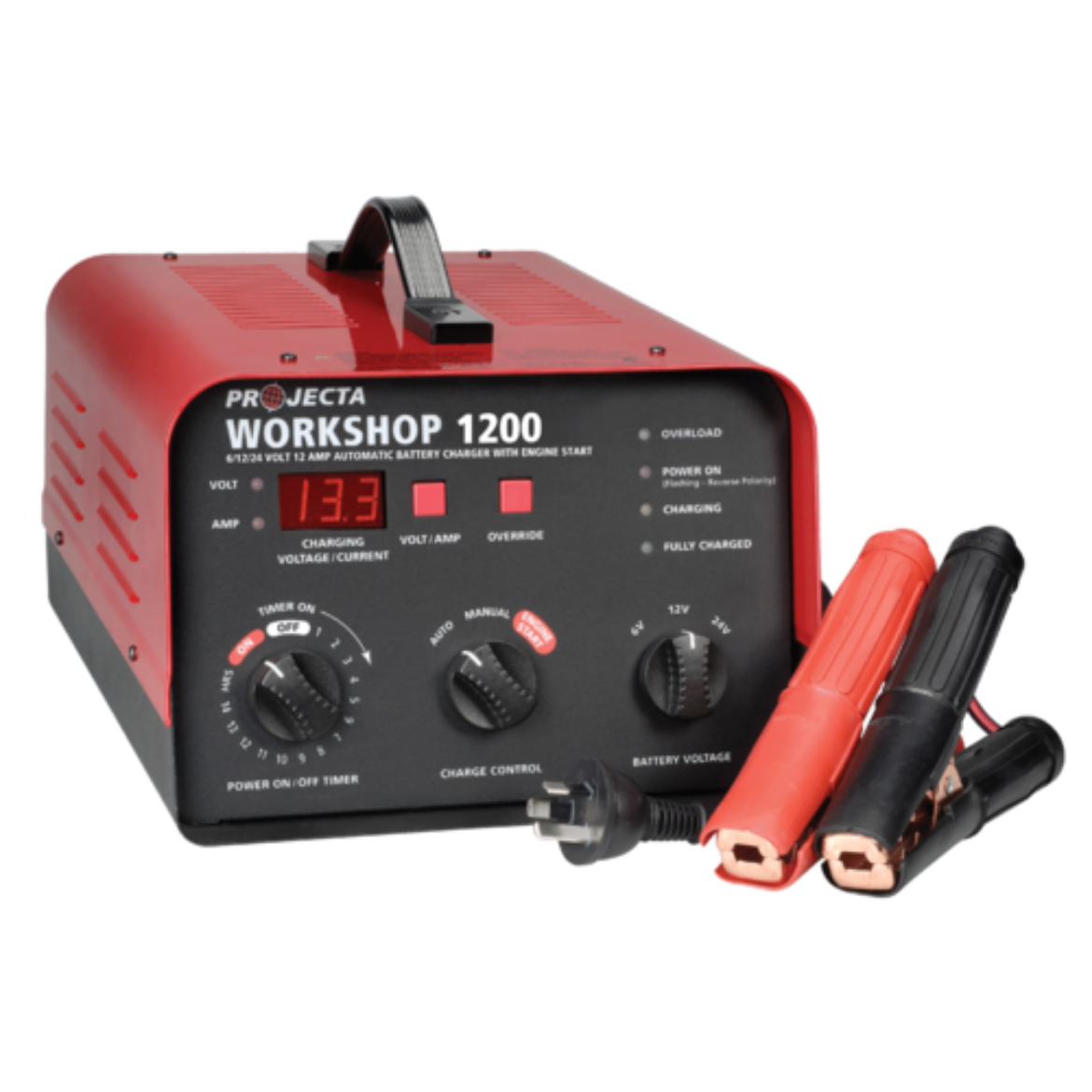 Picture of 6/12/24V 12AMP HEAVY DUTY PROJECTA BATTERY CHARGER