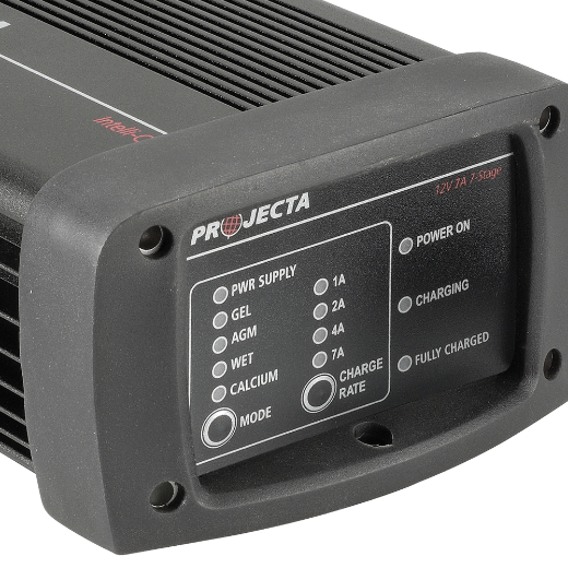 Picture of 12V 7AH FULLY AUTOMATIC 7 STAGE SWITCH MODE INTELLI-CHARGE PROJECTA BATTERY CHARGER