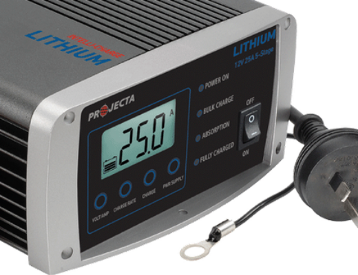 Picture of 12V 25AH FULLY AUTOMATIC 5 STAGE SWITCH MODE INTELLI-CHARGE PROJECTA BATTERY CHARGER