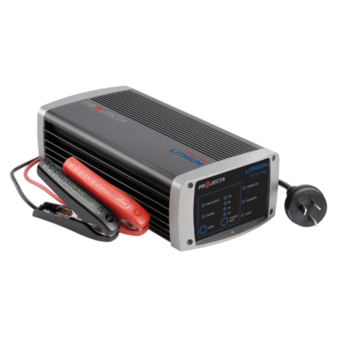 Picture of 12V 15AH PROJECTA FULLY AUTOMATIC 5 STAGE SWITCH MODE INTELLI-CHARGE LITHIUM  BATTERY CHARGER