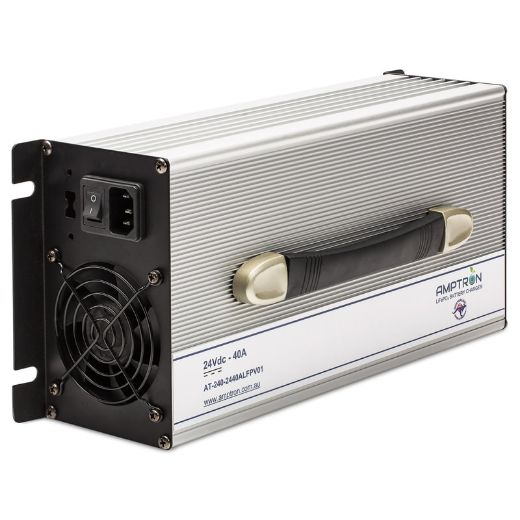 Picture of 24V 40AH AMPTRON AC-DC LIFEPO4 BATTERY CHARGER