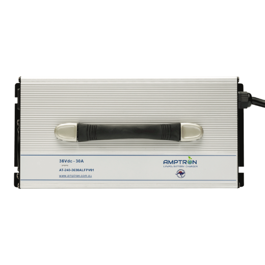 Picture of 36V 30AH AMPTRON AC-DC LIFEPO4 BATTERY CHARGER