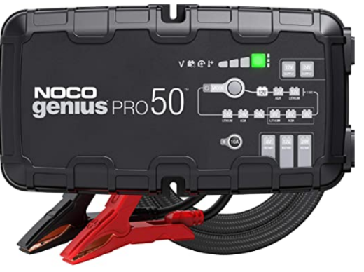 Picture of 6/12/24V 50AH NOCO GENIUS PRO50 FULLY AUTOMATIC SMART BATTERY CHARGER - IP20 RATING