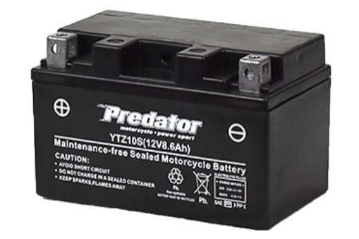 Picture of YTZ10S - 12VOLT 8.6AH  PREDATOR MOTORCYCLE AGM BATTERY - LHP
