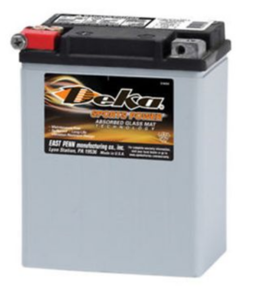 Picture of ETX15 - 12VOLT 220CCA 14AH DEKA AGM MOTORCYCLE, ATV, JETSKI BATTERY - LHP