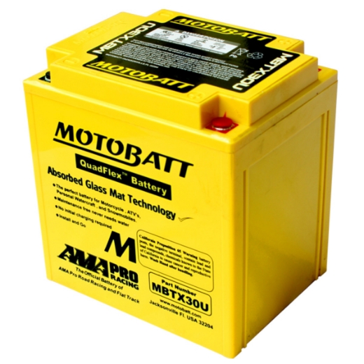 Picture of MBTX30U - 12VOLT 450CCA 32AH MOTOBATT AGM QUADFLEX BATTERY - RHP