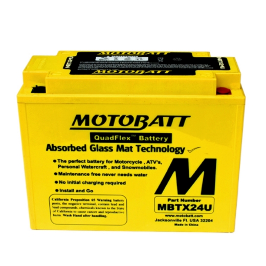 Picture of MBTX24U - 12VOLT 350CCA 25AH MOTOBATT SEALED AGM BATTERY
