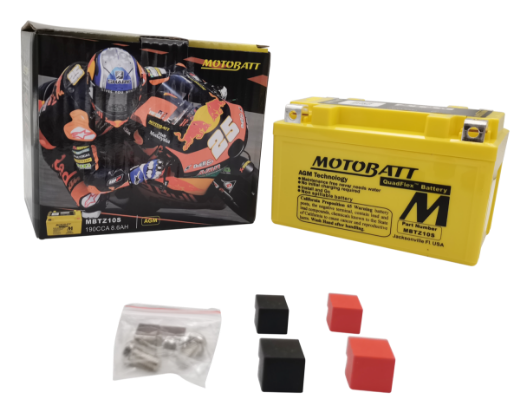 Picture of MBTZ10S - 12VOLT 165CCA 8.6AH MOTOBATT AGM QUADFLEX BATTERY