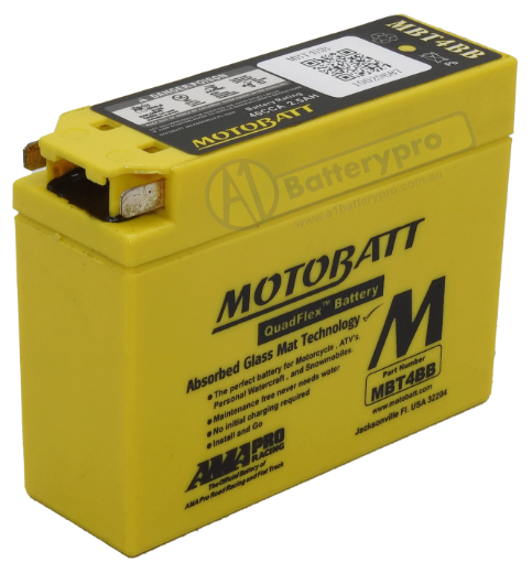 Picture of MBT4BB -  12VOLT 40CCA 2.5AH MOTOBATT AGM BATTERY