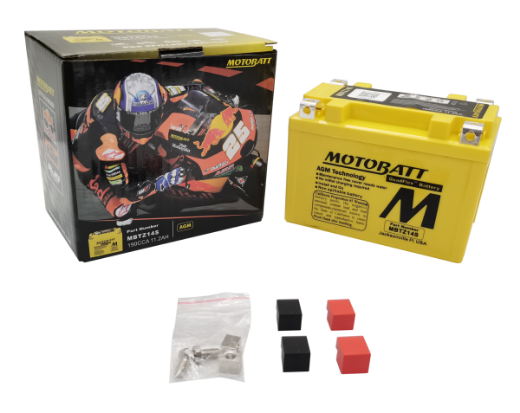 Picture of MBTZ14S - 12VOLT 170CCA MOTOBATT AGM QUADFLEX BATTERY -  RHP