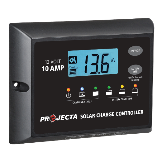 Picture of PROJECTA AUTOMATIC 12V 10 AMP 4 STAGE SOLAR CHARGE CONTROLLER