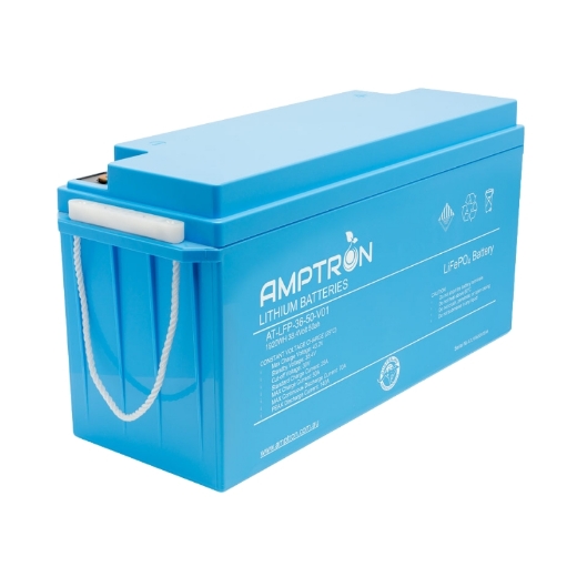 Picture of 36VOLT 50AH / 70A BMS / 1920WH CAPACITY AMPTRON LIFEPO4 BATTERY - IP65 RATING