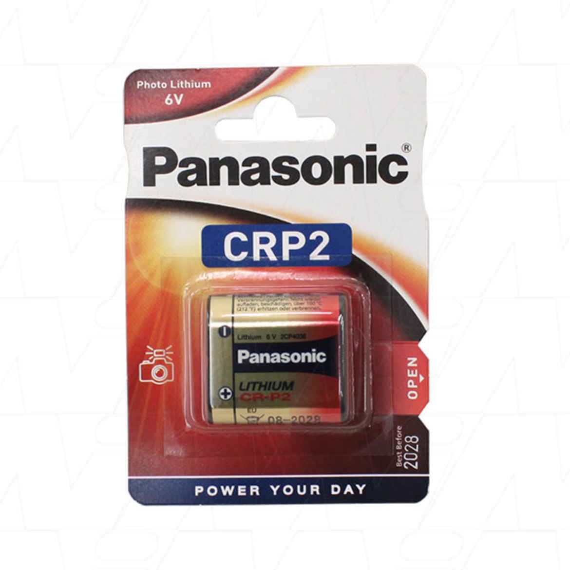 Picture of CR-P2 PANASONIC 6V LITHIUM BATTERY