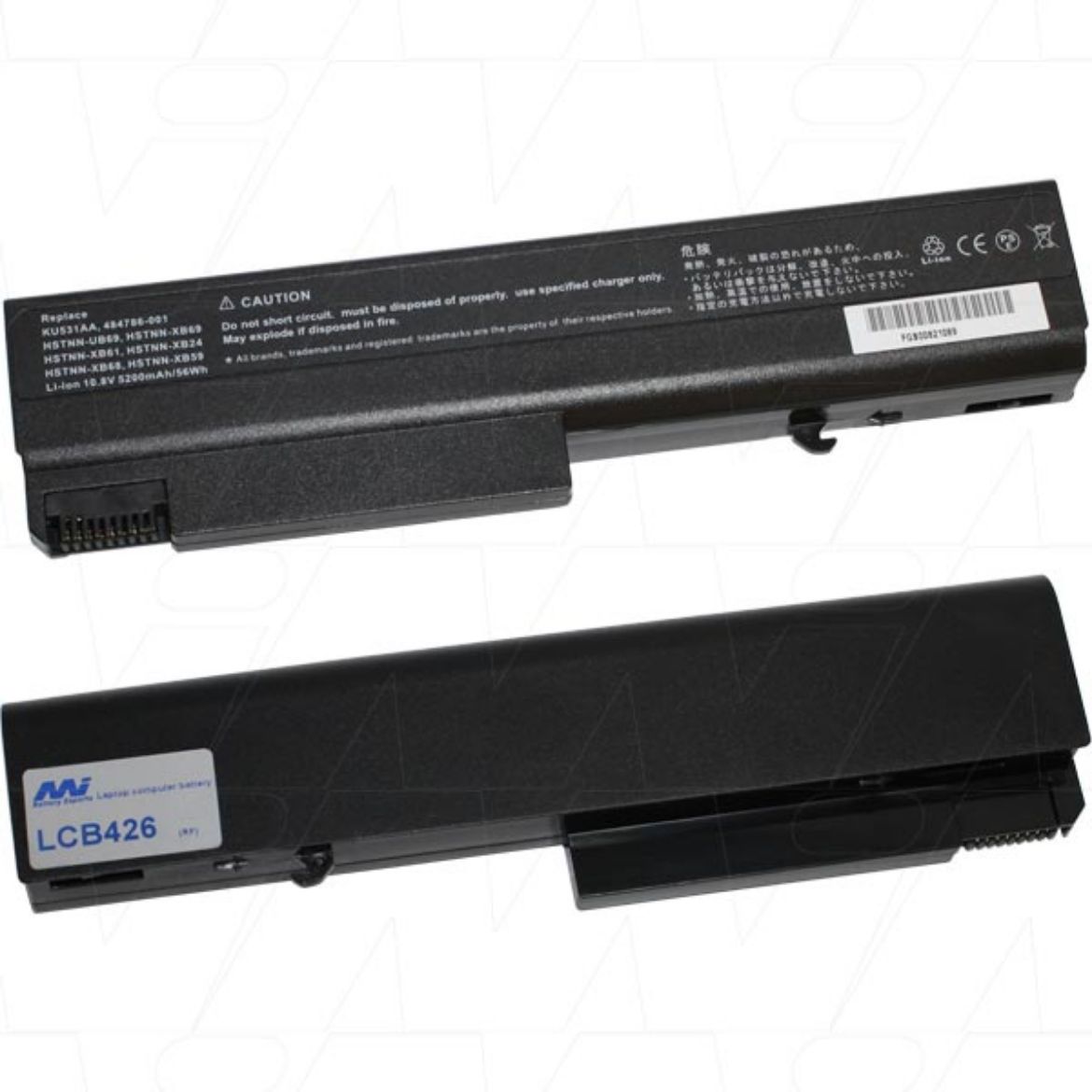 Picture of LCB426 10.8V 5200MAH LI-ION BATTERY SUITABLE FOR HP LAPTOP ( )
