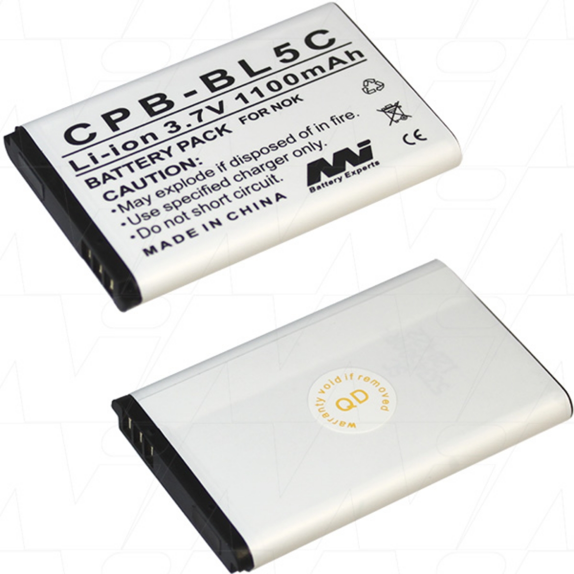 Picture of CPB-BL5C-BP1 3.7V Li-ion NOKIA BL-5C PHONE BATTERY - SUITS 3600, 3620, 3650, 3660 BL-5CA, BL-5CB,