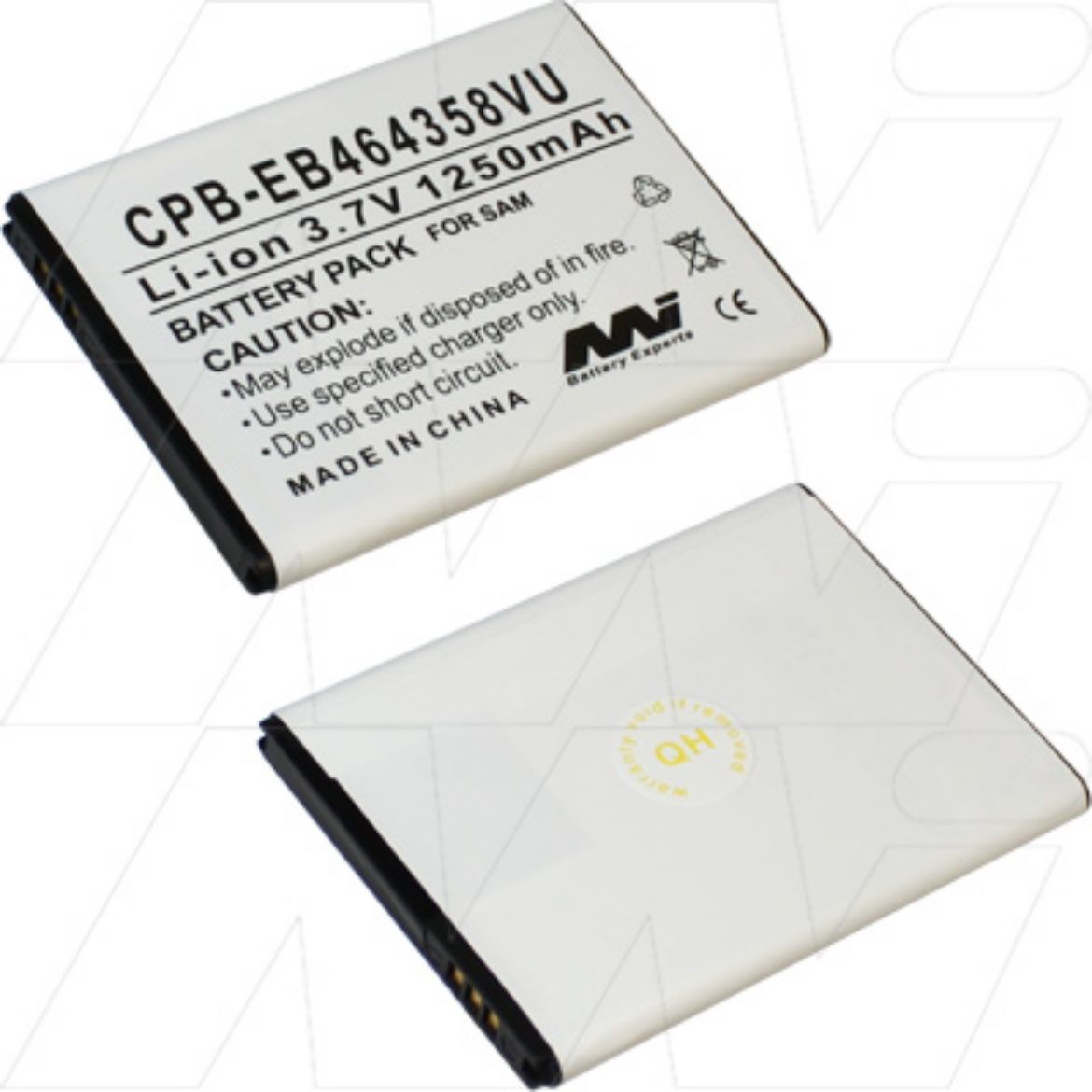 Picture of CPB-EB464358VU-BP1 SAMSUNG MOBILE PHONE BATTERY 3.7V 1300MAH LI-ION GALAXY ACE