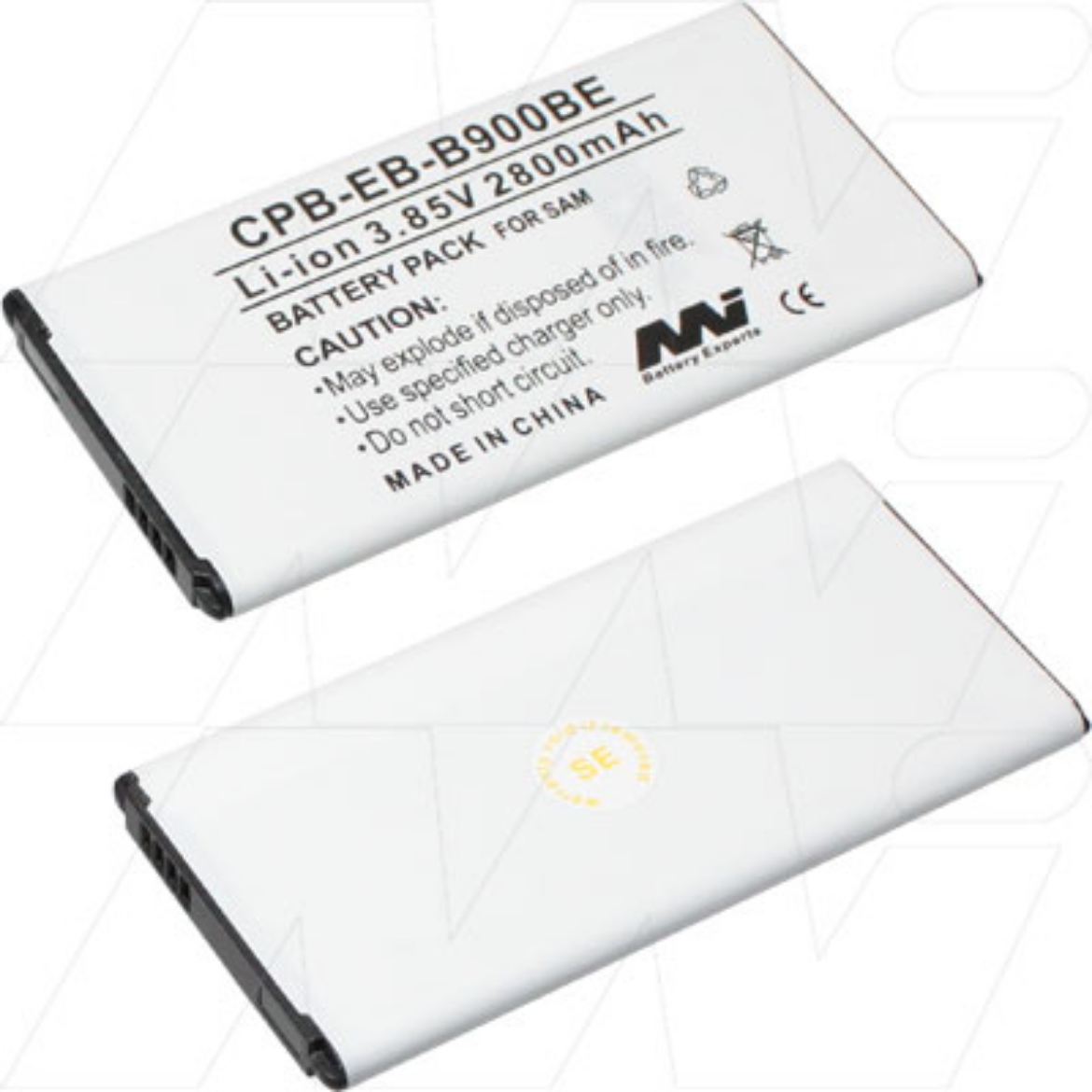 Picture of CPB-EB-B900BE-BP1 SAMSUNG MOBILE PHONE BATTERY 3.85V 2800 MAH LI-ION GALAXY S5 W/ NFC EB-BG900BBU EB-BG900BE
