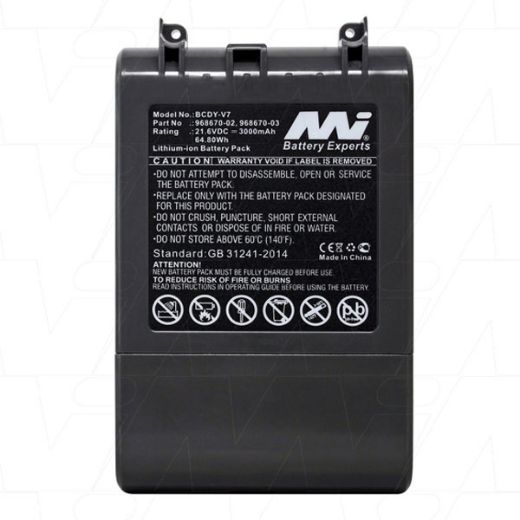 Picture of 21.6V 2500MAH DYSON CORDLESS VACUUM CLEANER BATTERY - LI-ION