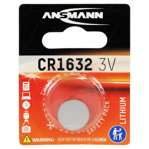 Picture of CR1632 ANSMANN 3V LITHIUM BUTTON BATTERY