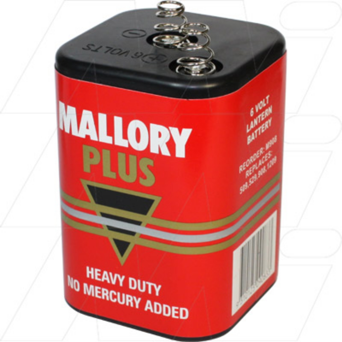 Picture of MALLORY 6V SPRING TERM. LANTERN BATTERY 1209