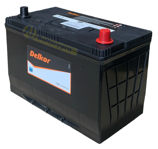 Picture of 12VOLT 700CCA 90AH DELKOR HEAVY DUTY CALCIUM MAINTENANCE FREE BATTERY - RHP - N70ZZL