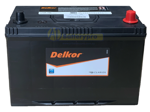 Picture of 12VOLT 700CCA 90AH DELKOR HEAVY DUTY CALCIUM MAINTENANCE FREE BATTERY - RHP - N70ZZL