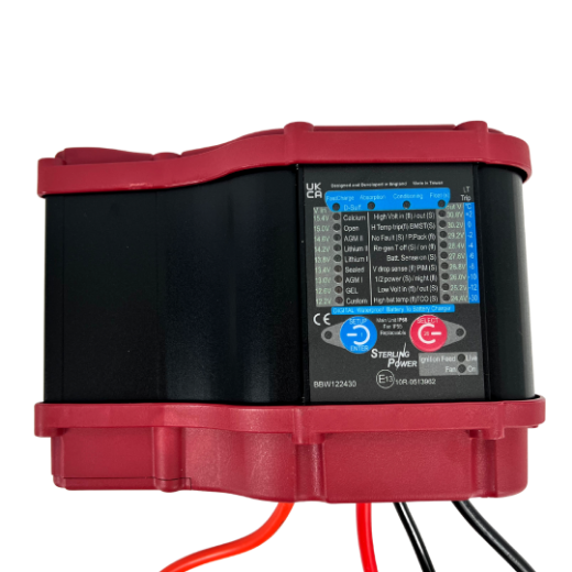 Picture of 12-24V 30AH STERLING PRO WATERPROOF ONBOARD DC-DC BATTERY CHARGER - IP68 MAIN BODY & IP55 EXTERNAL PLACED FAN