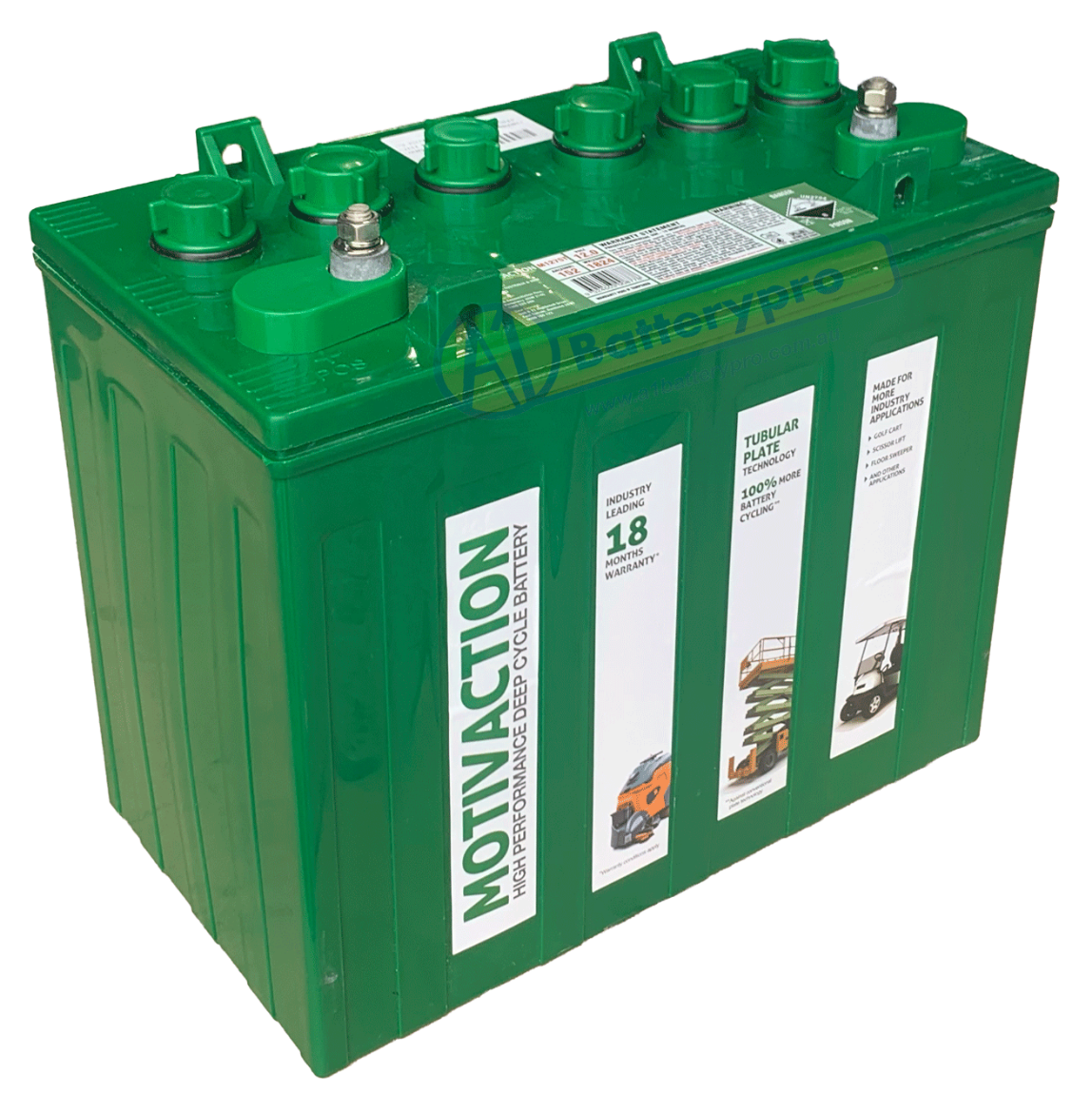Picture of 12VOLT 152AMP HOUR MOTIVACTION DEEP CYCLE BATTERY - EQUIV TO T1275