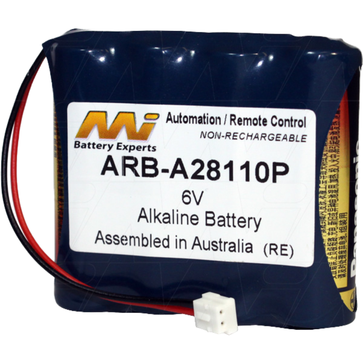 Picture of ARB-A28110P 6V Alkaline Battery for Saflok Electronic Hotel Door Lock Access