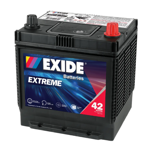 Picture of X50D20LMF - 12VOLT 460CCA 50AH EXIDE EXTREME REDTOP MAINTENANCE FREE BATTERY - RHP (50D20L)