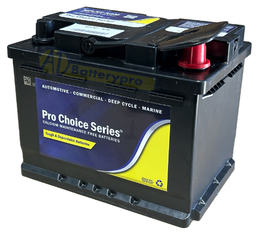 Picture of LN2-AGM - 12VOLT 680CCA 60AH PRO CHOICE HEAVY DUTY AGM STOP START MAINTENANCE FREE BATTERY - RHP  (DIN55H)