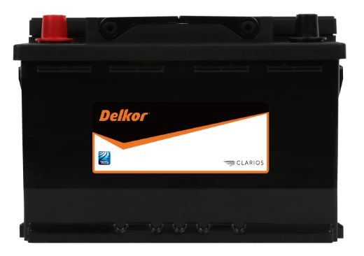 Picture of 57233 - 12VOLT 600CCA 72AH DELKOR HEAVY DUTY CALCIUM MAINTENANCE FREE BATTERY - LHP