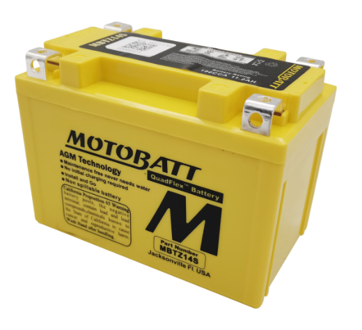 Picture of MBTZ14S - 12VOLT 170CCA MOTOBATT AGM QUADFLEX BATTERY -  RHP