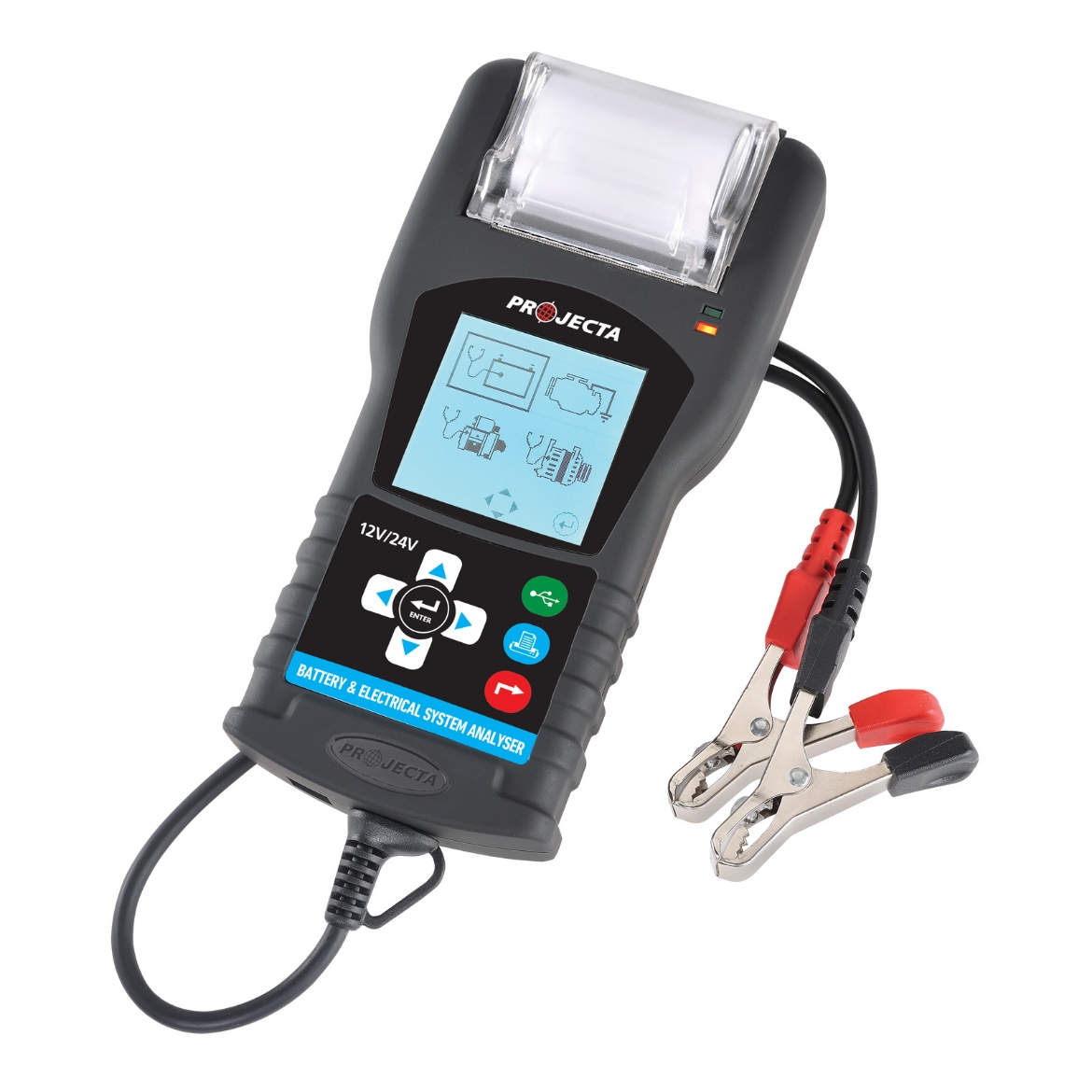 Picture of PROJECTA 12V 40-2000CCA DIGITAL BATTERY TESTER/ANALYSER