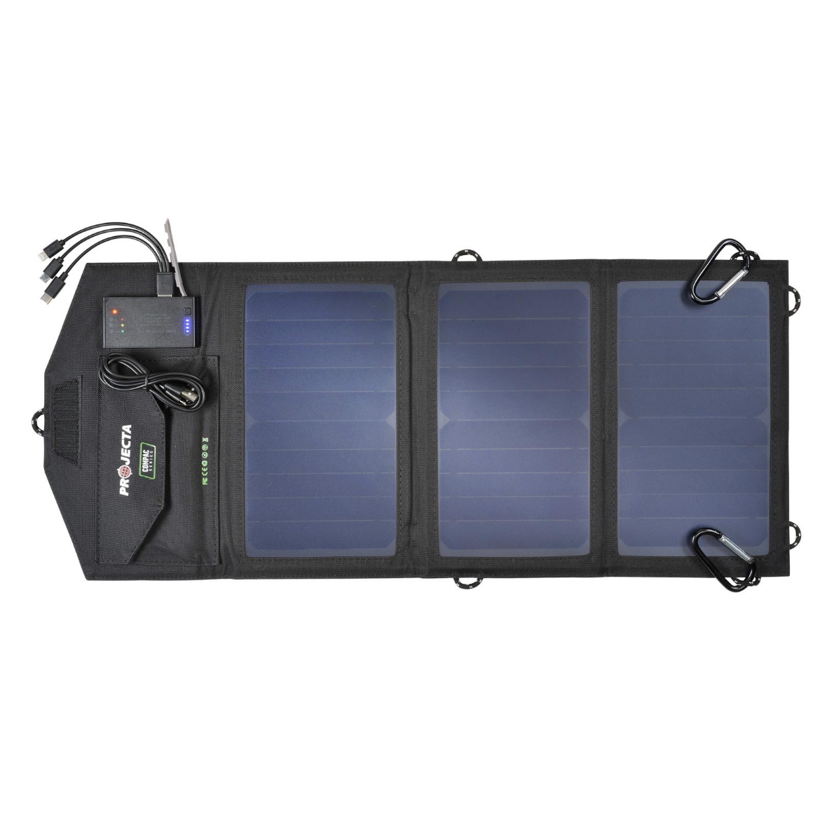 Picture of PROJECTA 15W PERSONAL FOLDING SOLAR PANEL WITH POWER BANK