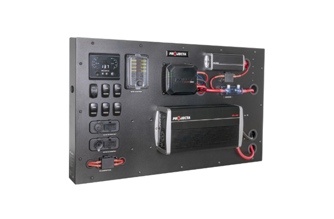 Picture of PROJECTA POWER MANAGEMENT BOARD W/ 12V 1000W INVERTER & DC-DC CHARGER