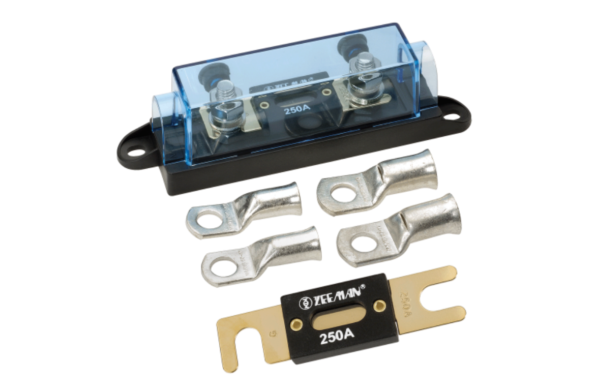 Picture of 250A FUSE AND FUSE HOLDER TO SUIT PROJECTA PRO-WAVE INVERTERS