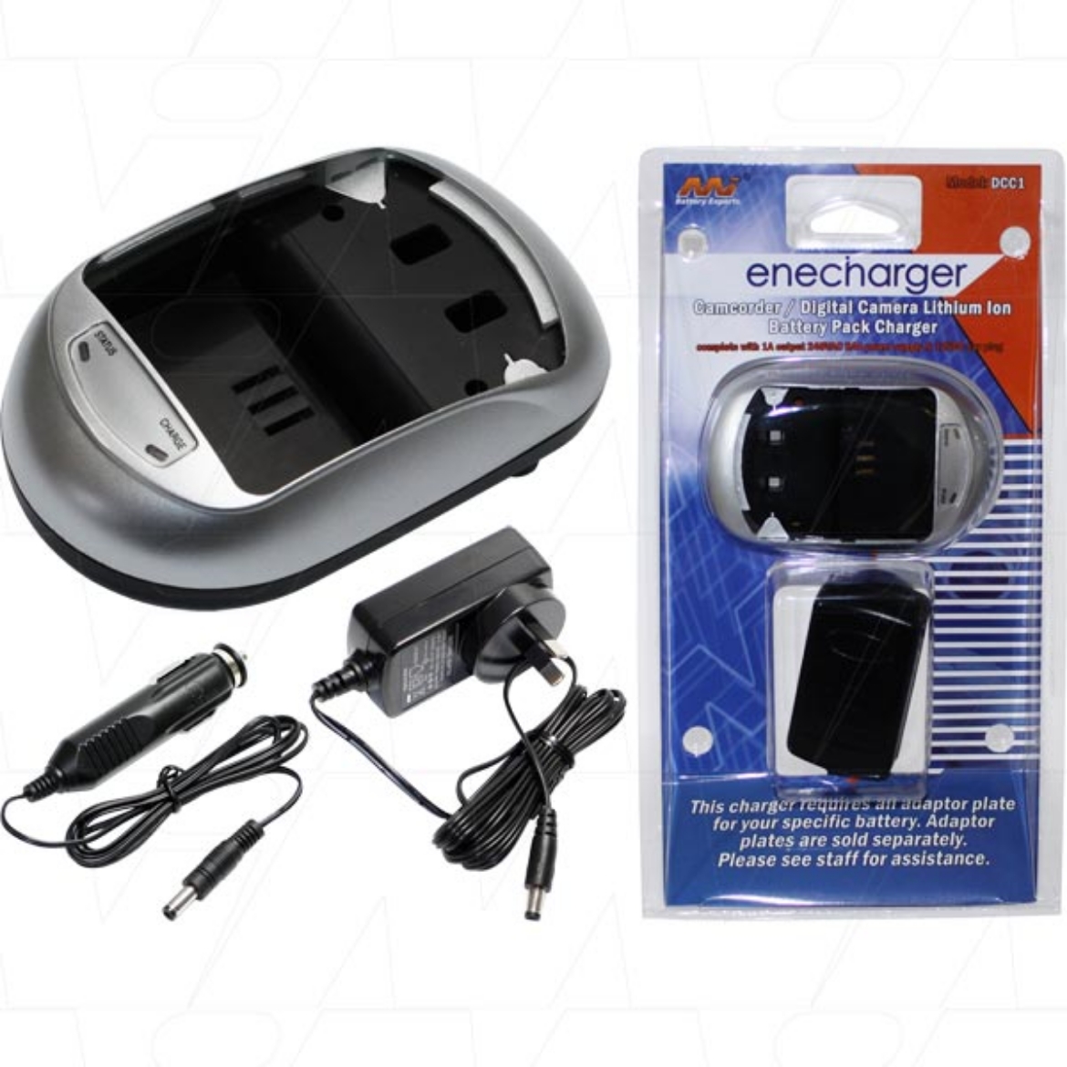 Picture of UNIVERSAL DIGITAL CAMERA BATTERY CHARGER 240V & 12V - REQUIRES SUITABLE ADAPTER PLATE