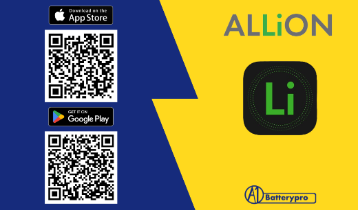 Picture of 12VOLT 105AH / 100A BMS ALLION LITHIUM DEEP CYCLE BATTERY - BLUETOOTH MODEL - IP65 RATING