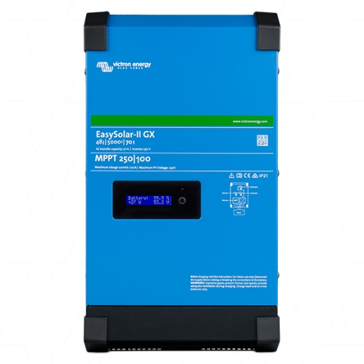 Picture of 48V 5000VA 70A VICTRON EASYSOLAR-II GX INVERTER & SLA/LIFEPO4 CHARGER MPPT250/100-TR - 50A TRANSFER SWITCH (PMP482507010)