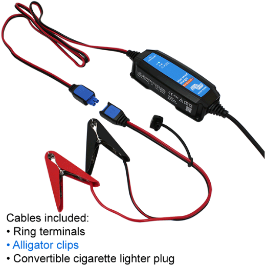 Picture of 6/12V 1.1AH VICTRON BLUE SMART AUTO VOLTAGE SLA/LIFEPO4 CHARGER & MAINTAINER - IP65 RATING (BPC120134014R)