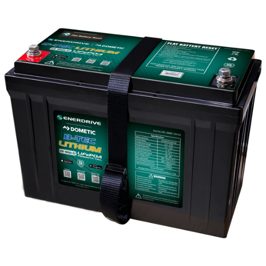 Picture of 12VOLT 100AH ENERDRIVE B-TEC GEN2 LIFEPO4 LITHIUM BATTERY