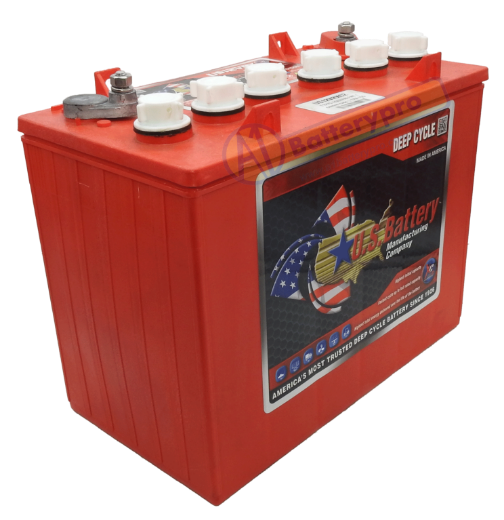 Picture of 12VOLT 155AH US DEEP CYCLE BATTERY - USA MADE - CENTRE CAPS (T1275 EQUIV)