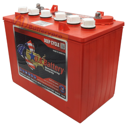 Picture of 12VOLT 155AH US DEEP CYCLE BATTERY - USA MADE - CENTRE CAPS (T1275 EQUIV)