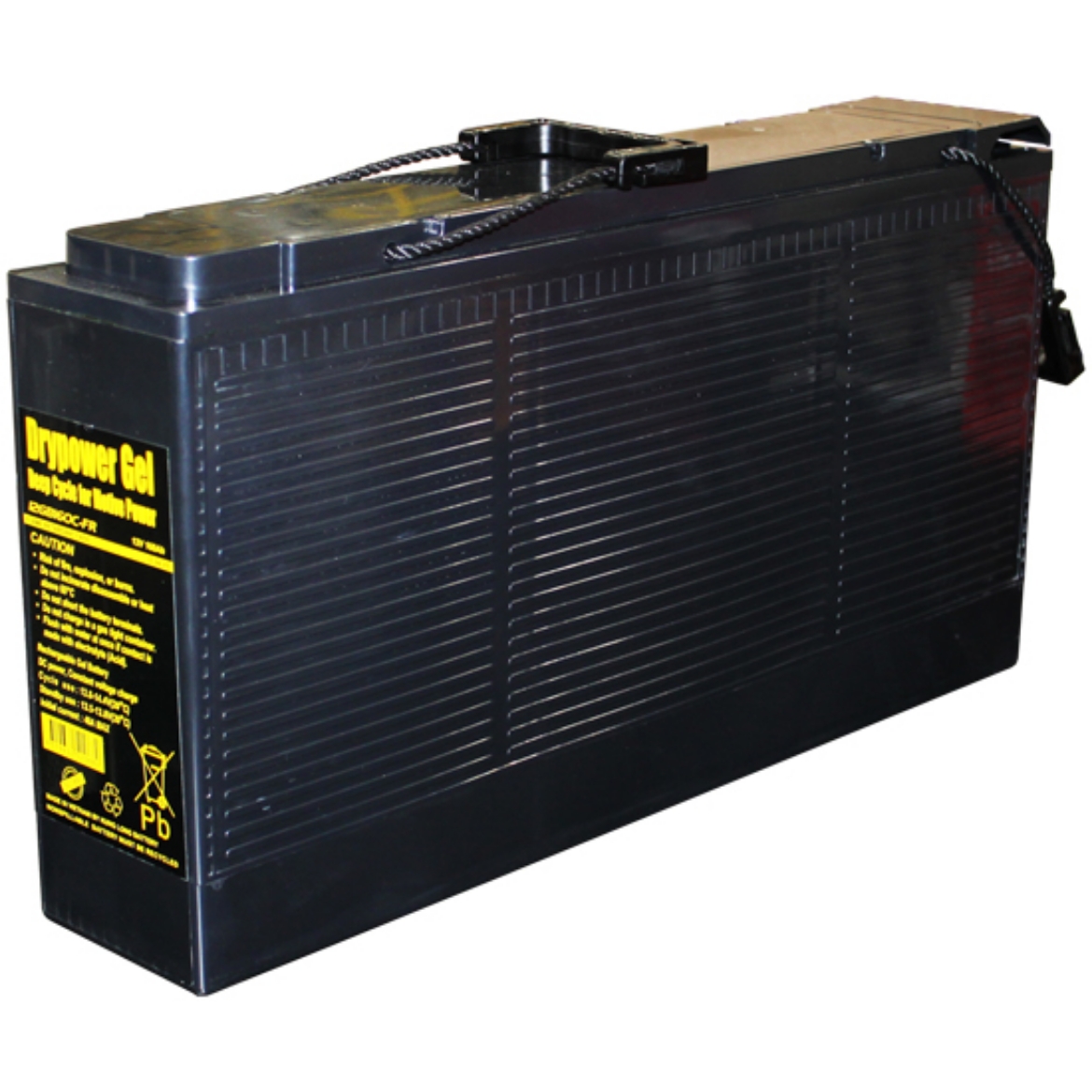 Picture of 12GB160C-FR - 12VOLT 160AH DRYPOWER SEALED LEAD ACID DEEP CYCLE HYBRID GEL BATTERY - FRONT TERMINAL BATTERY