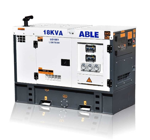 Picture of 18KVA 240V 75AMPS ABLE SINGLE PHASE GENERATOR - OEM 4CYL DIESEL ENGINE - 1500RPM