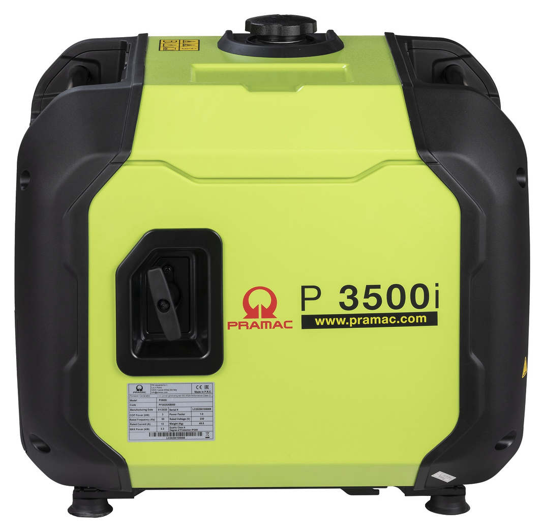 P3500I PRAMAC 3.5KVA INVERTER GENERATOR - MAX 3300W RATED OUTPUT - A1 ...