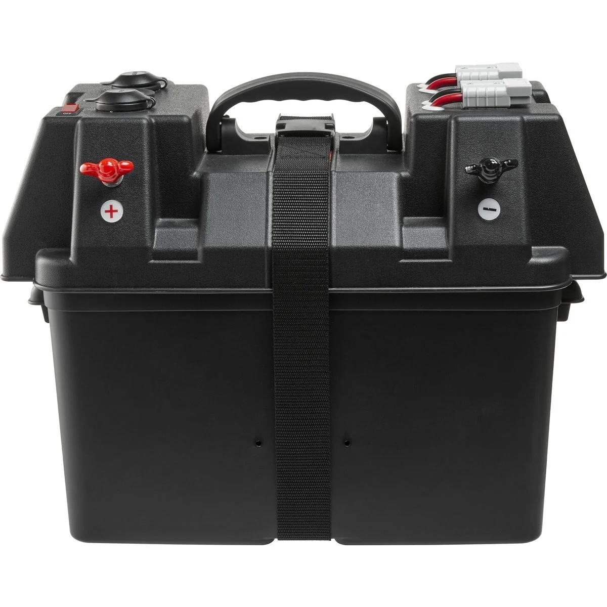 MTBBPH POWERED BATTERY BOX WITH 2 x FUSE PROTECTED 50A ANDERSON PLUGS ...