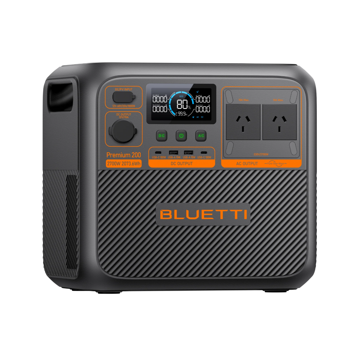 Picture of BLUETTI PREMIUM 200 V2 - 2073.6Wh PORTABLE POWER STATION | 2700W - IP20 NOT SUITABLE FOR OUTDOOR USE